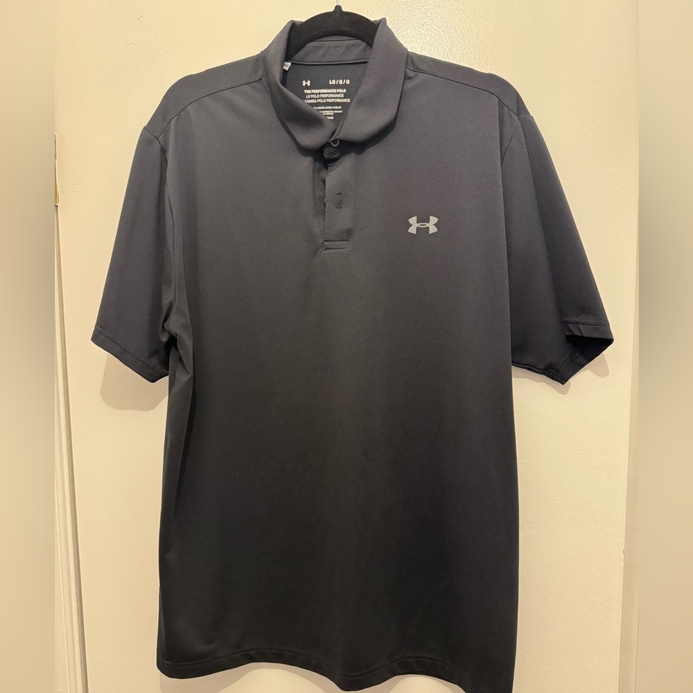 Under Armour Black Performance polo shirt